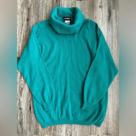 Lime Crime Sweaters - Crime Italian wool sweater, tunik angora Size M